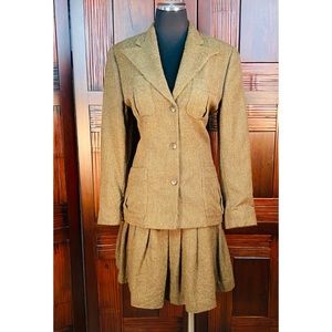 Vintage Ralph Lauren Blue Label Skirt Suit